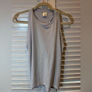 Athleta Racerback Tank Top Light Blue Flowy Modal Blend XS